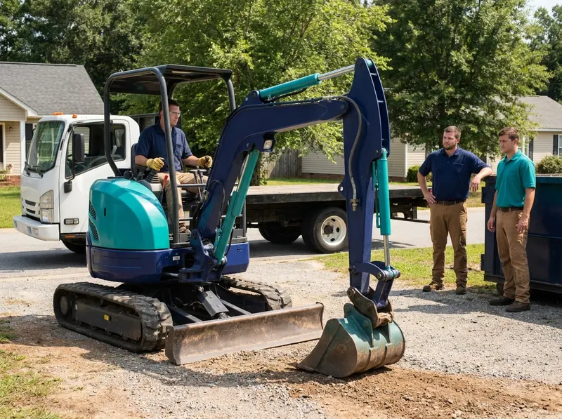 Mini Excavator Rental in Dalzell, SC